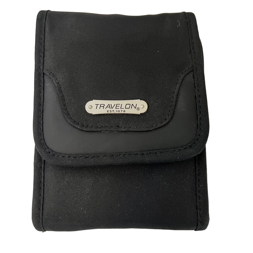 Travelon Wallet with Hidden Crossbody Strap Black